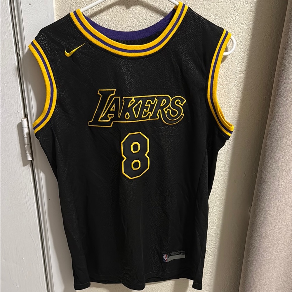 Nike Black & Yellow Kobe Bryant #24 Lakers Jersey